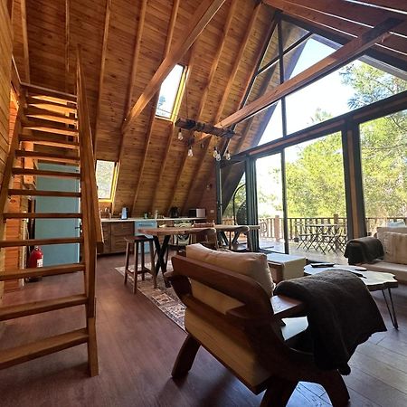 Panurlawoodenhouse Oezel Havuz& Sauna Mavi Exterior foto