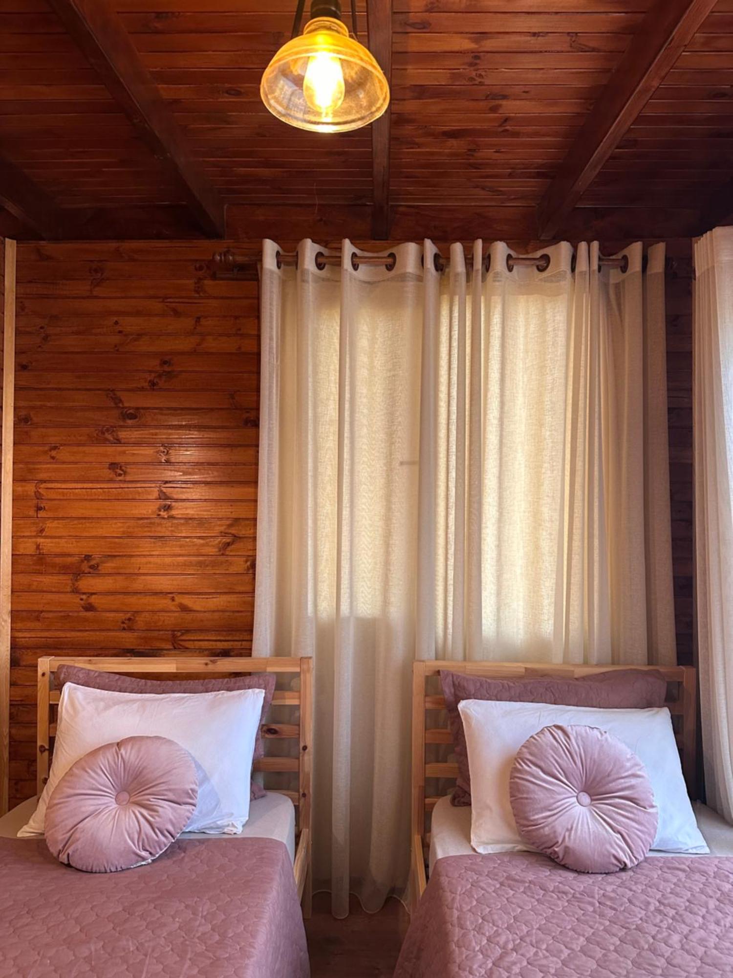 Panurlawoodenhouse Oezel Havuz& Sauna Mavi Exterior foto
